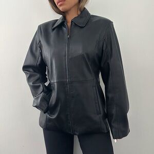 Men's Black Kasper Leather Jacket